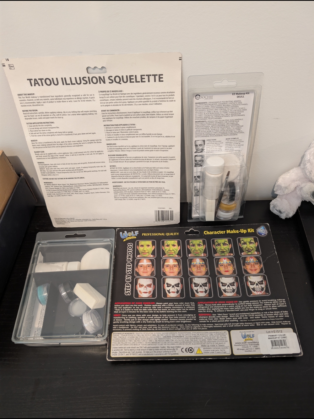Skull & Skeleton Makeup Kit Bundle - Halloween - Woochie & Wolf - Picture 2 of 10